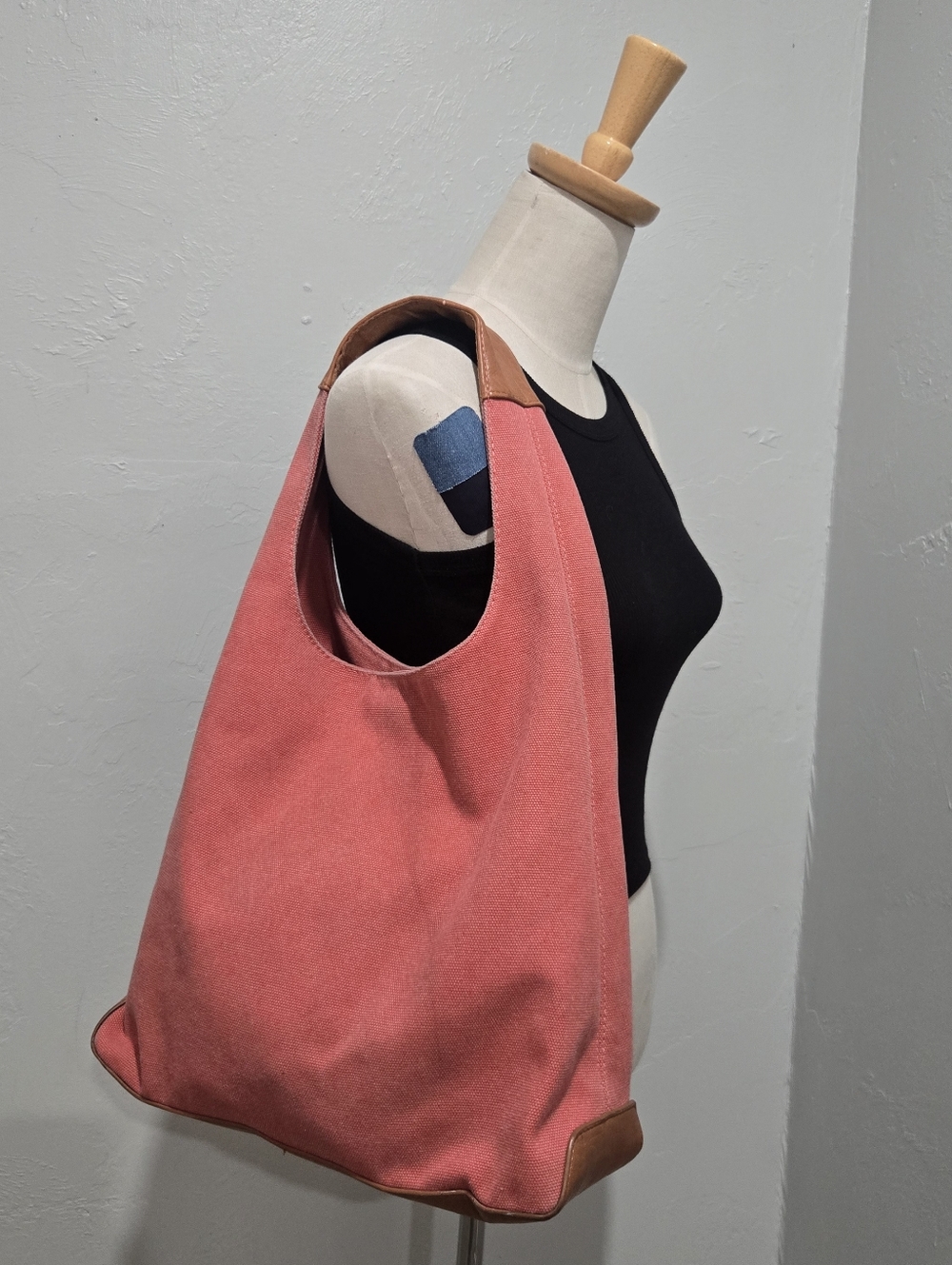 Canvas Shoulder Hobo Bag